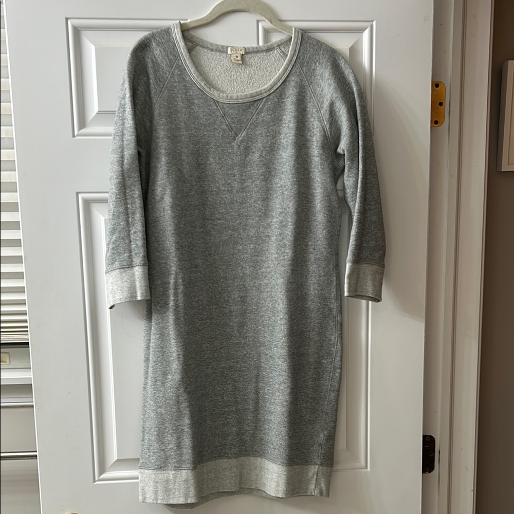 J.Crew Gray Sweatshirt Dress 🩶